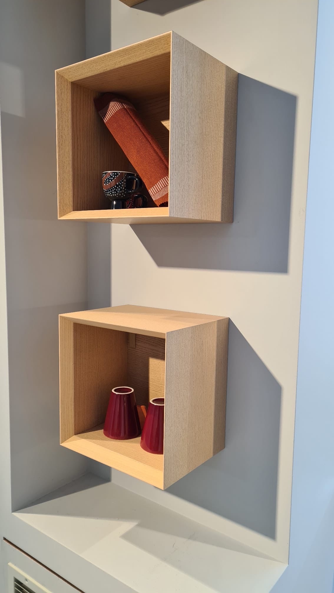 Cube shelves